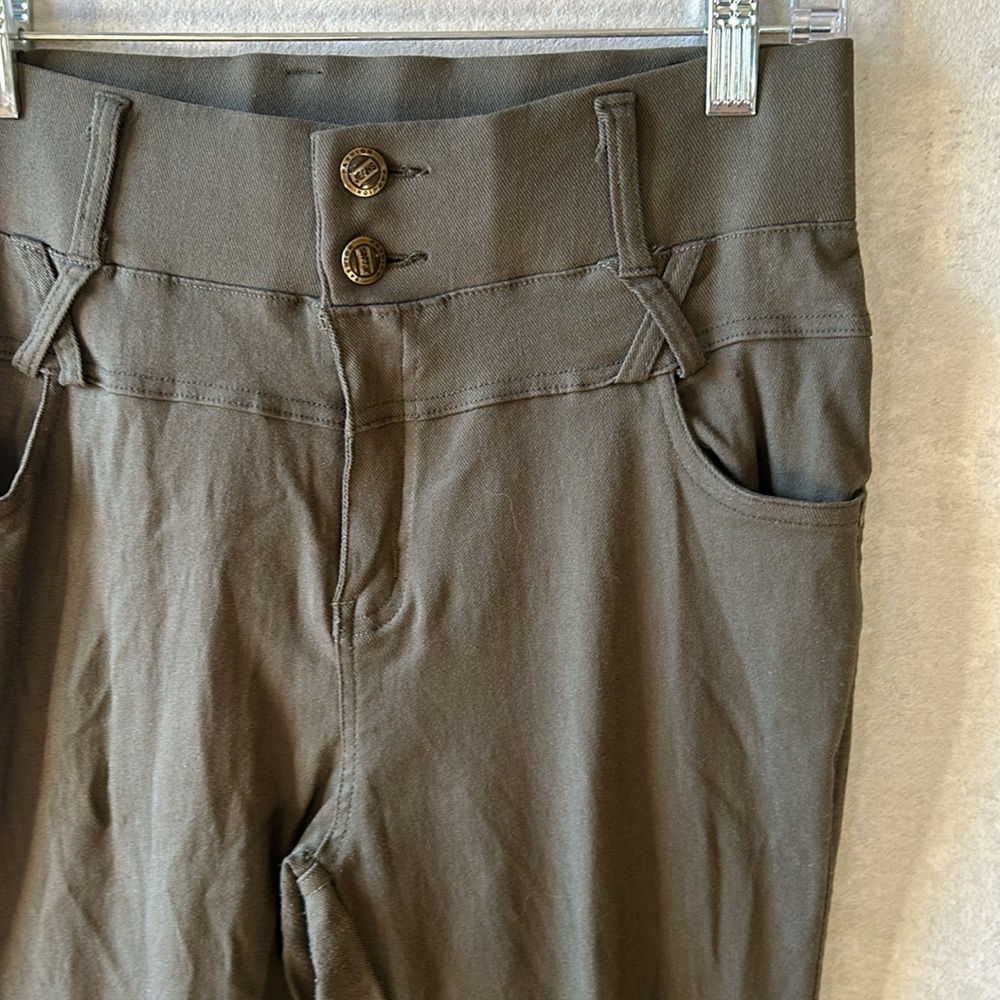 Indero pants. Stretch. Dark green. size L - Picture 2 of 9